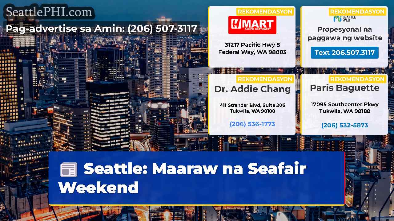 Seattle: Maaraw na Seafair Weekend