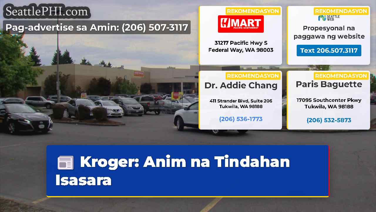 Kroger Anim na Tindahan Isasara