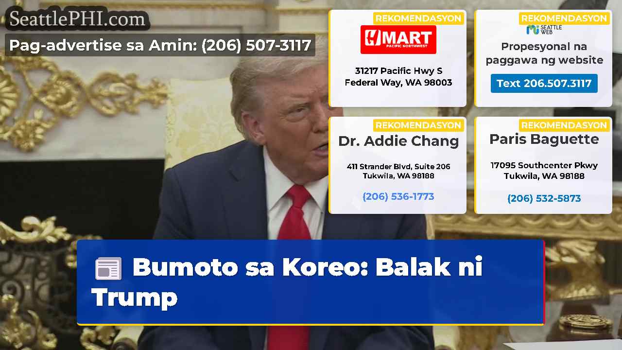 Bumoto sa Koreo Balak ni Trump