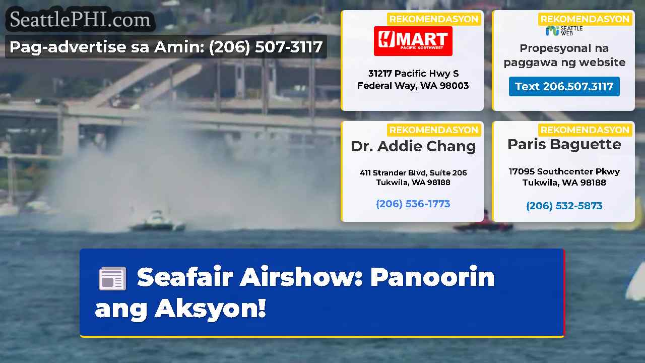 Seafair Airshow: Panoorin ang Aksyon!