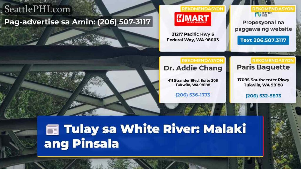 Tulay sa White River: Malaki ang Pinsala