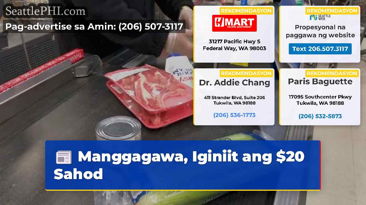 Manggagawa, Iginiit ang $20 Sahod