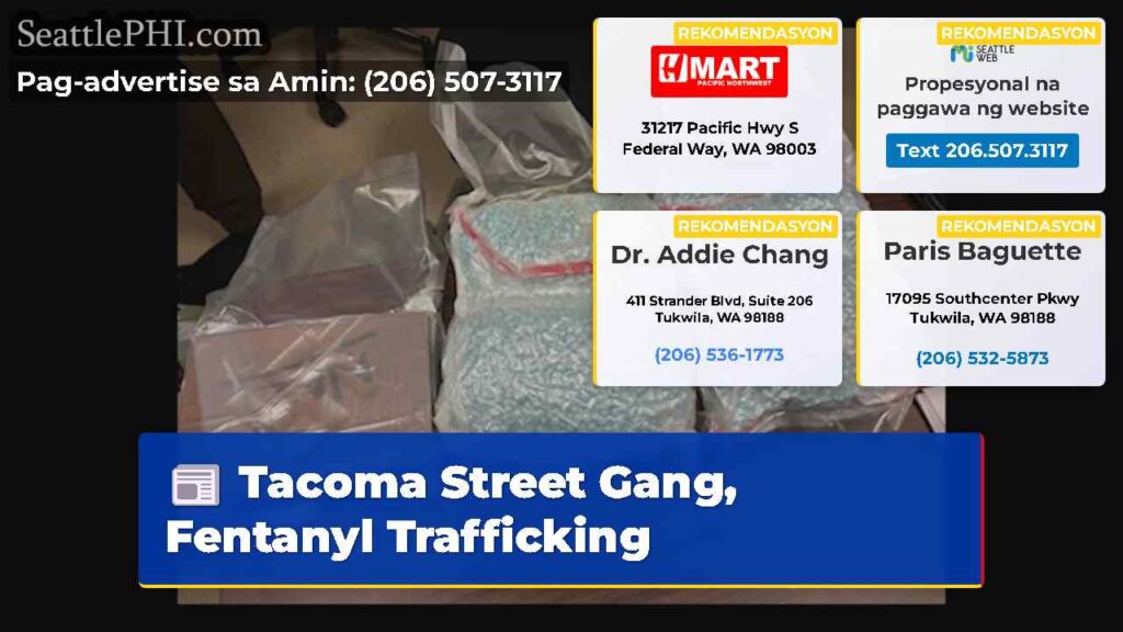 Tacoma Street Gang, Fentanyl Trafficking