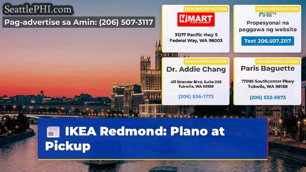 IKEA Redmond: Plano at Pickup