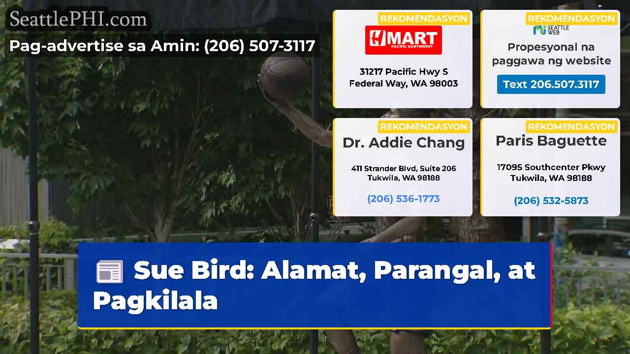 Sue Bird Alamat Parangal at Pagkilala