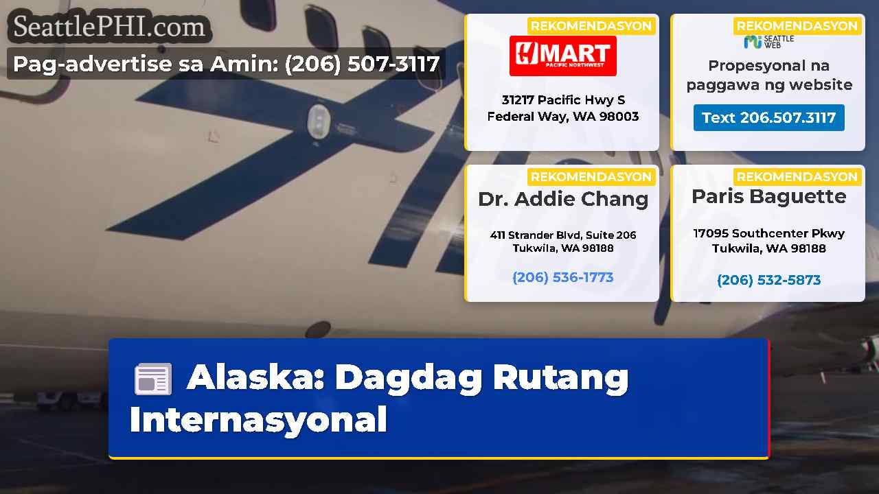 Alaska: Dagdag Rutang Internasyonal