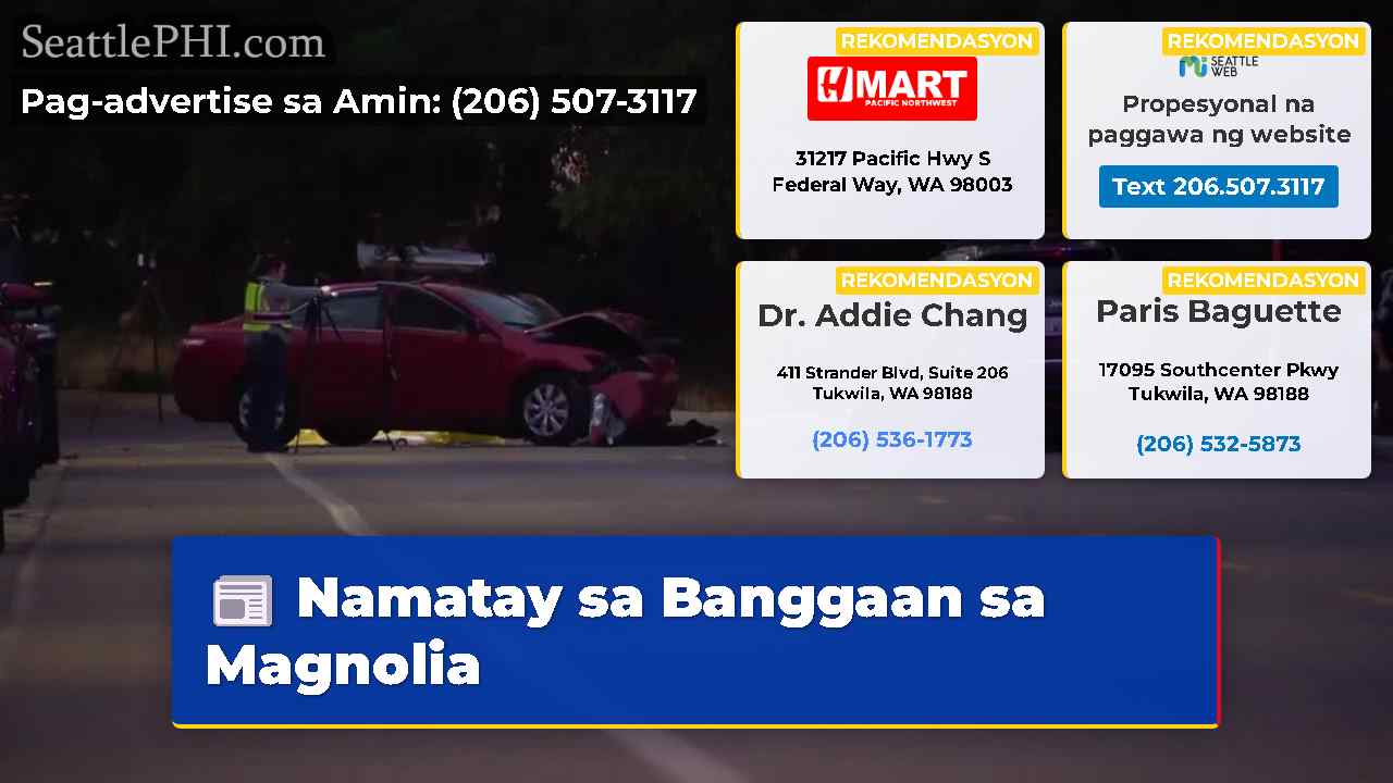 Namatay sa Banggaan sa Magnolia