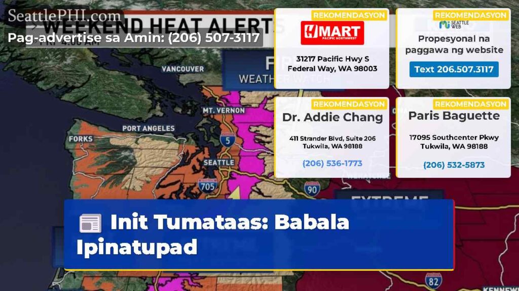 Init Tumataas: Babala Ipinatupad