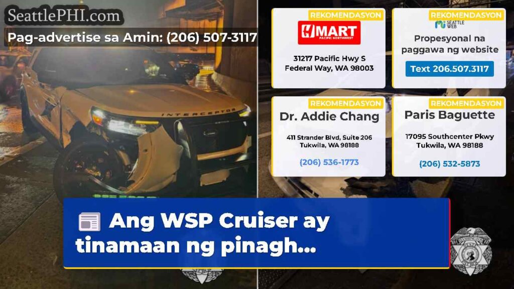 Ang WSP Cruiser ay tinamaan ng pinagh...