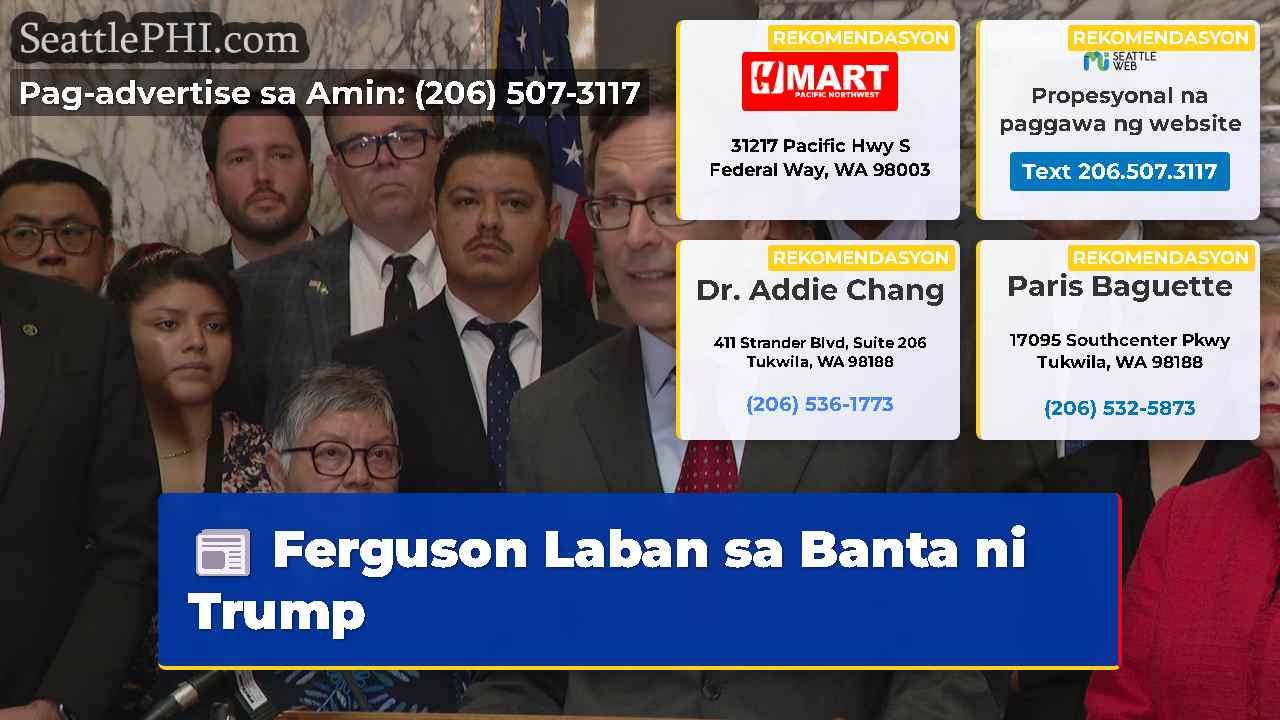 Ferguson Laban sa Banta ni Trump