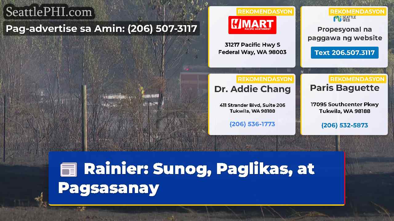 Rainier: Sunog, Paglikas, at Pagsasanay