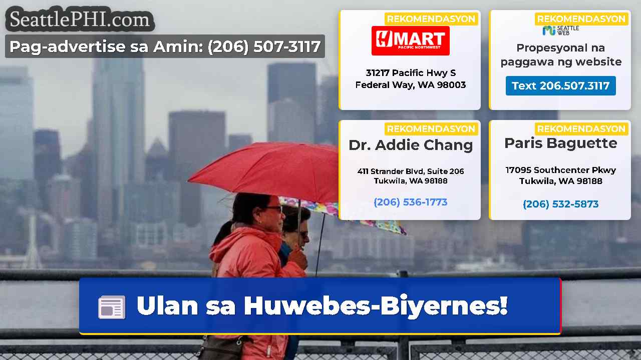 Ulan sa Huwebes-Biyernes!