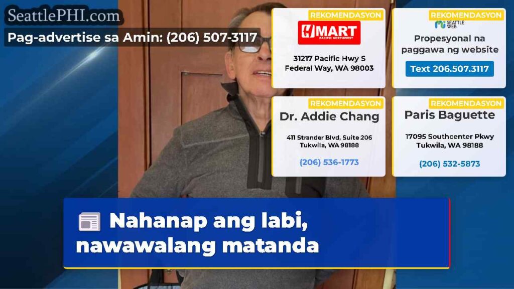 Nahanap ang labi, nawawalang matanda