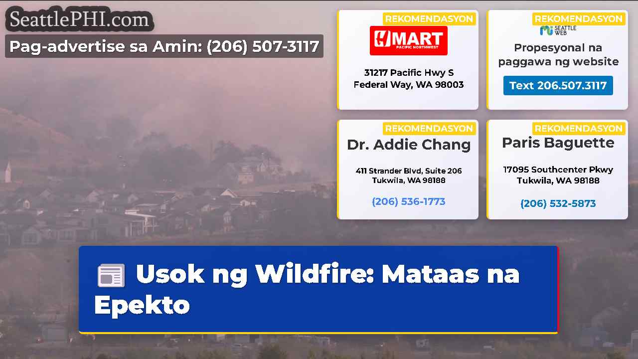Usok ng Wildfire: Mataas na Epekto