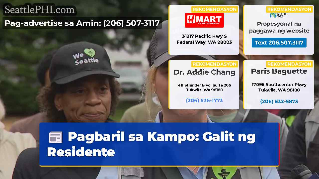 Pagbaril sa Kampo: Galit ng Residente