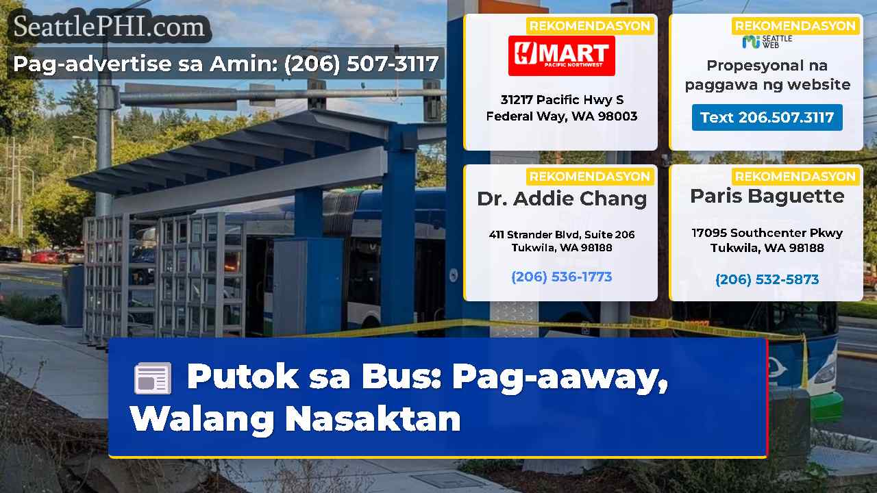 Putok sa Bus Pag-aaway Walang Nasaktan