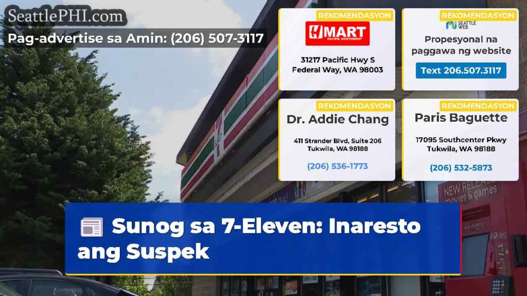 Sunog sa 7-Eleven: Inaresto ang Suspek