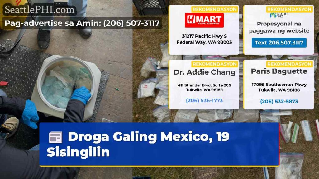 Droga Galing Mexico, 19 Sisingilin