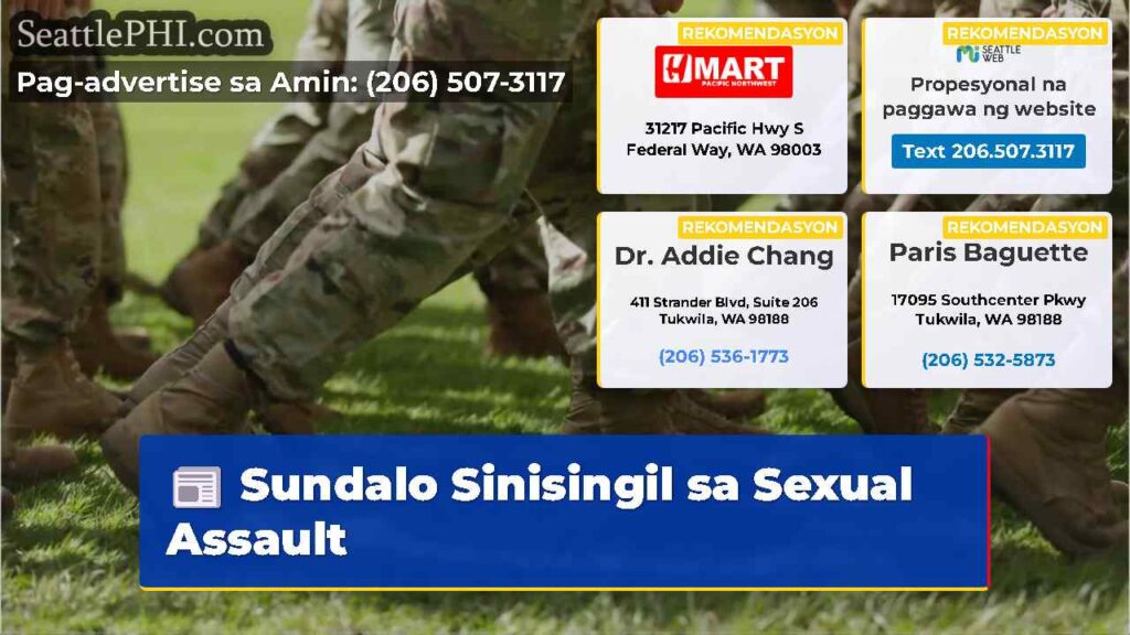 Sundalo Sinisingil sa Sexual Assault