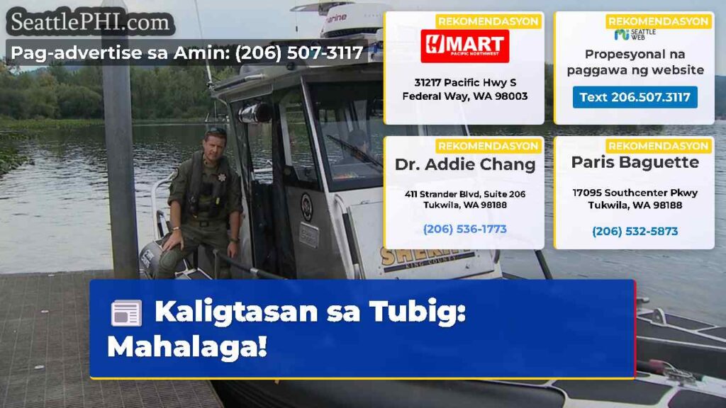 Kaligtasan sa Tubig: Mahalaga!