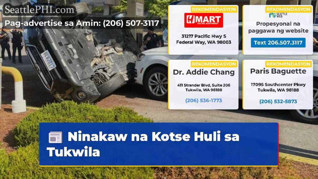 Ninakaw na Kotse Huli sa Tukwila