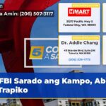 FBI Sarado ang Kampo Abiso sa Trapiko