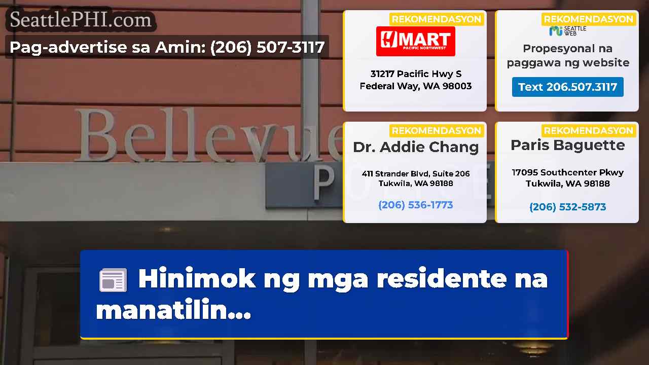 Hinimok ng mga residente na manatilin...