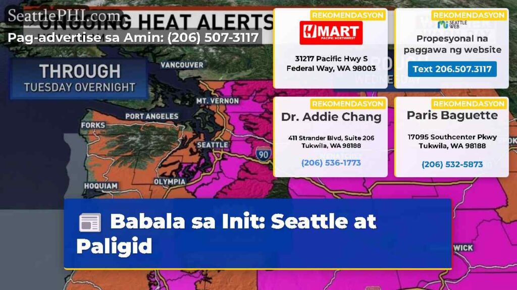 Babala sa Init: Seattle at Paligid