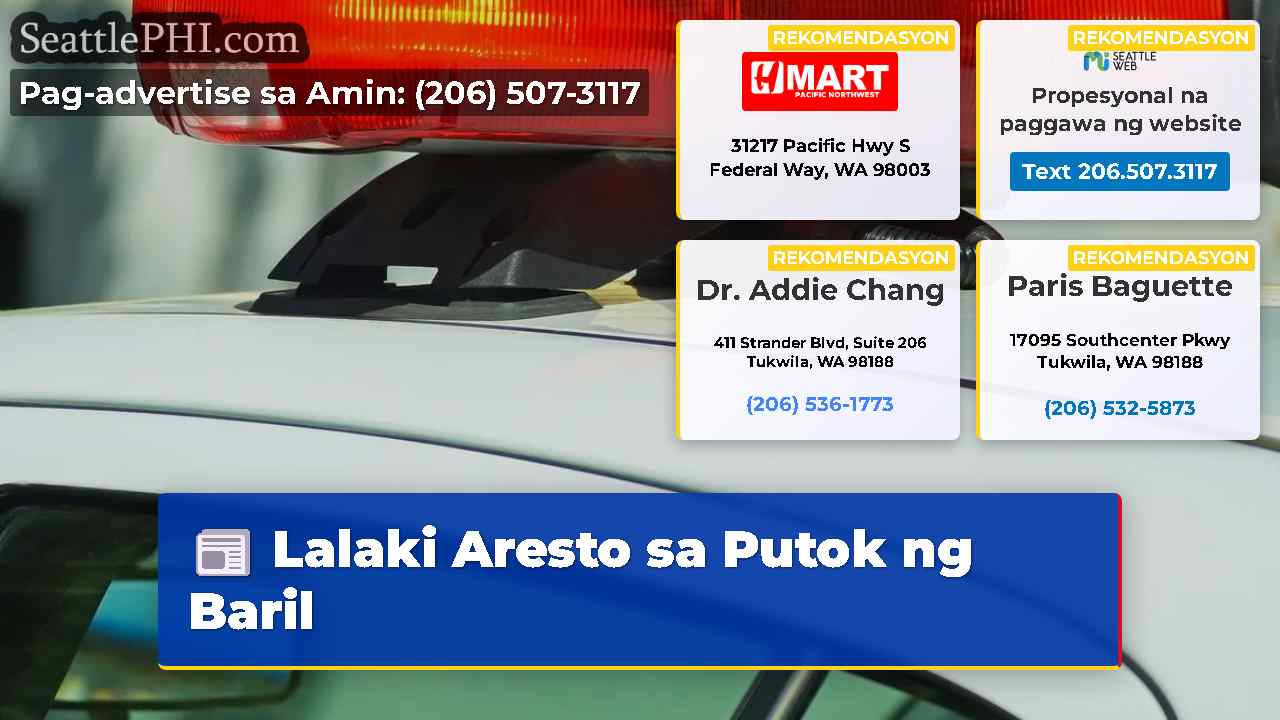 Lalaki Aresto sa Putok ng Baril