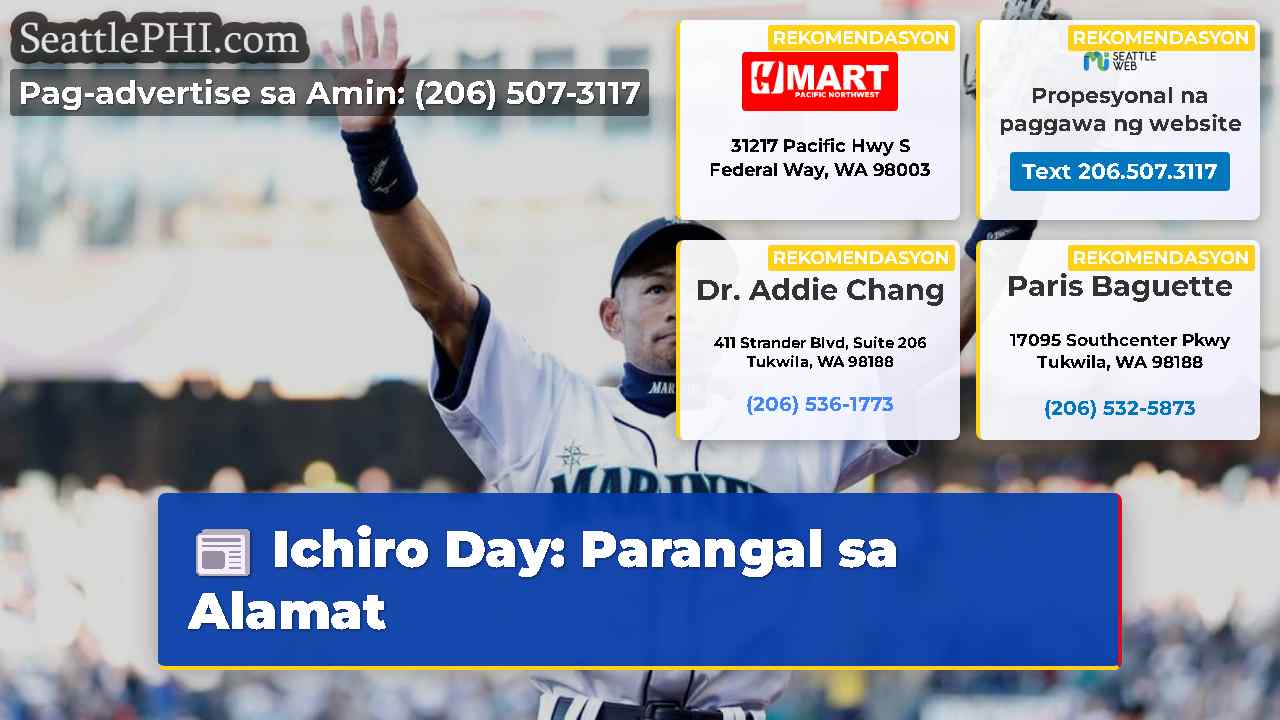 Ichiro Day: Parangal sa Alamat