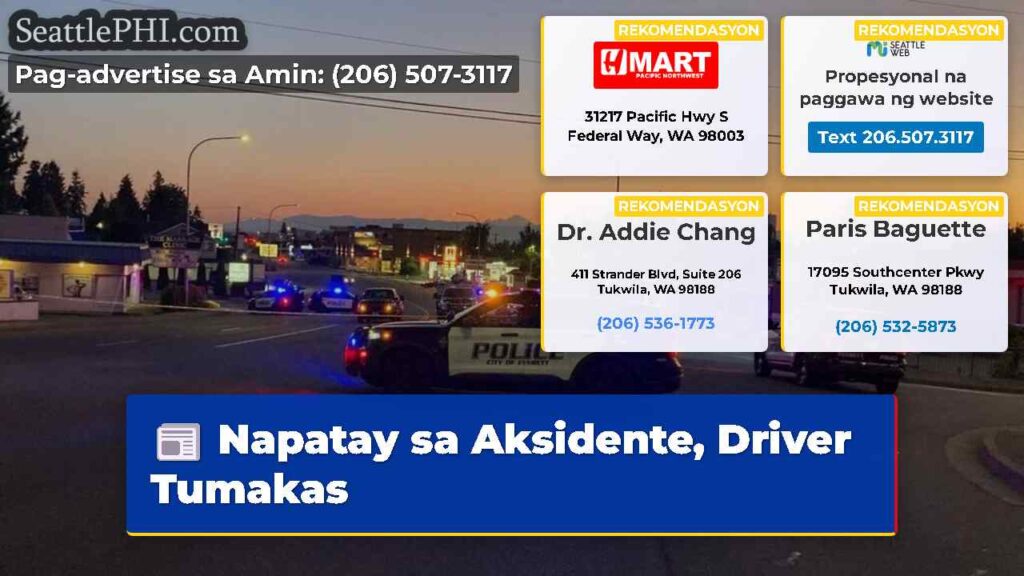 Napatay sa Aksidente, Driver Tumakas