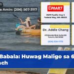 Babala Huwag Maligo sa 6 Beach