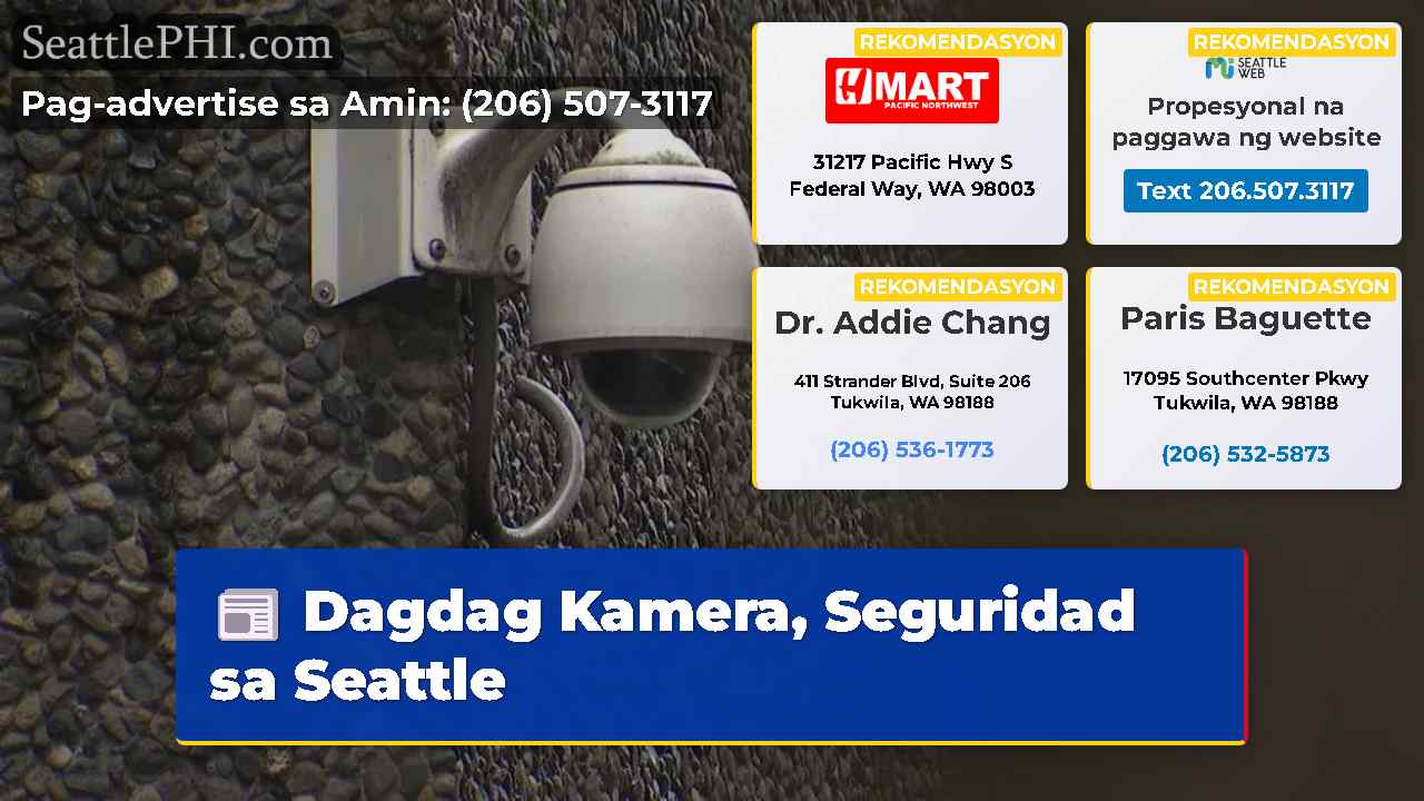 Dagdag Kamera, Seguridad sa Seattle