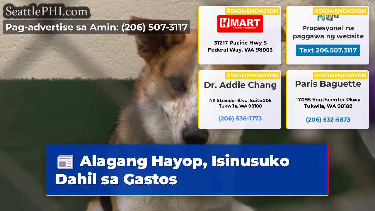 Alagang Hayop, Isinusuko Dahil sa Gastos