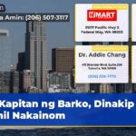 Kapitan ng Barko Dinakip Dahil Nakainom
