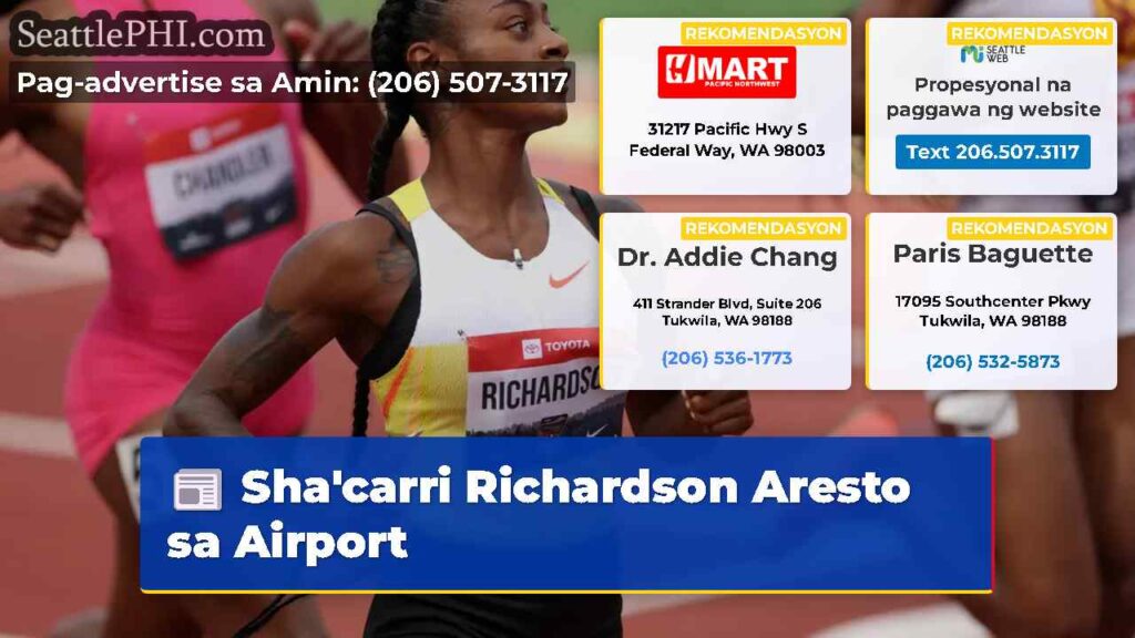 Sha'carri Richardson Aresto sa Airport
