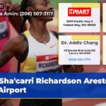 Shacarri Richardson Aresto sa Airport