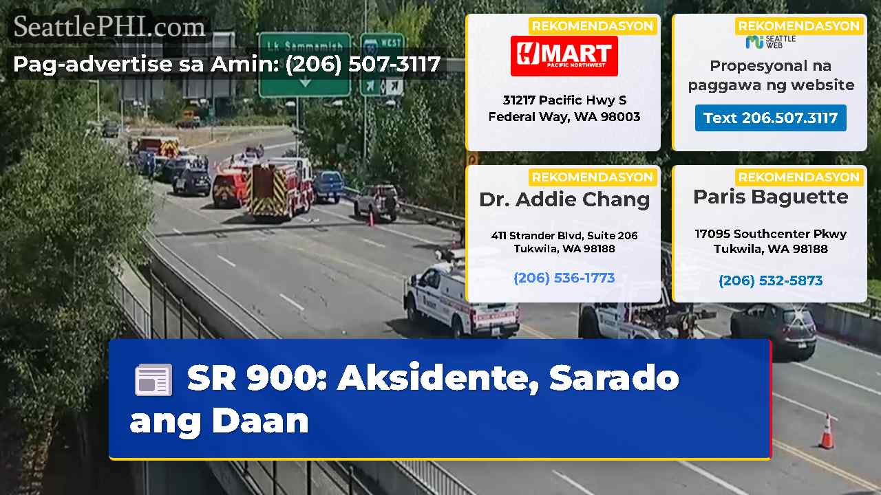 SR 900: Aksidente, Sarado ang Daan
