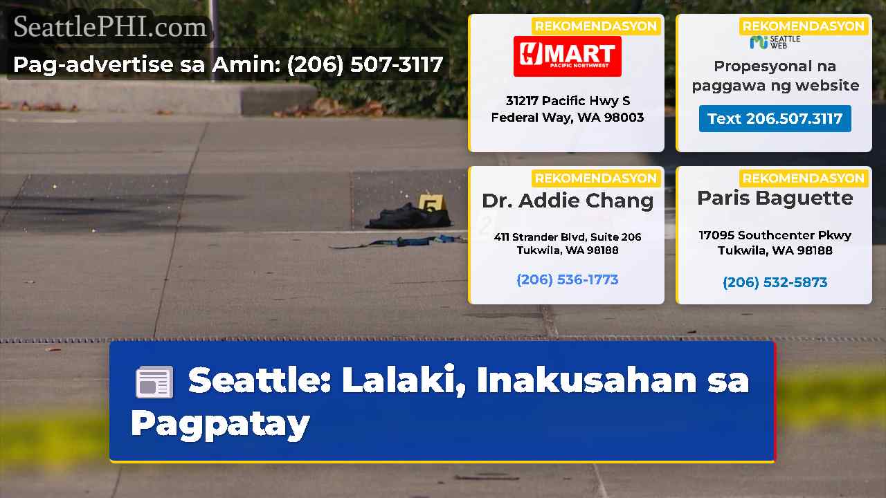 Seattle: Lalaki, Inakusahan sa Pagpatay