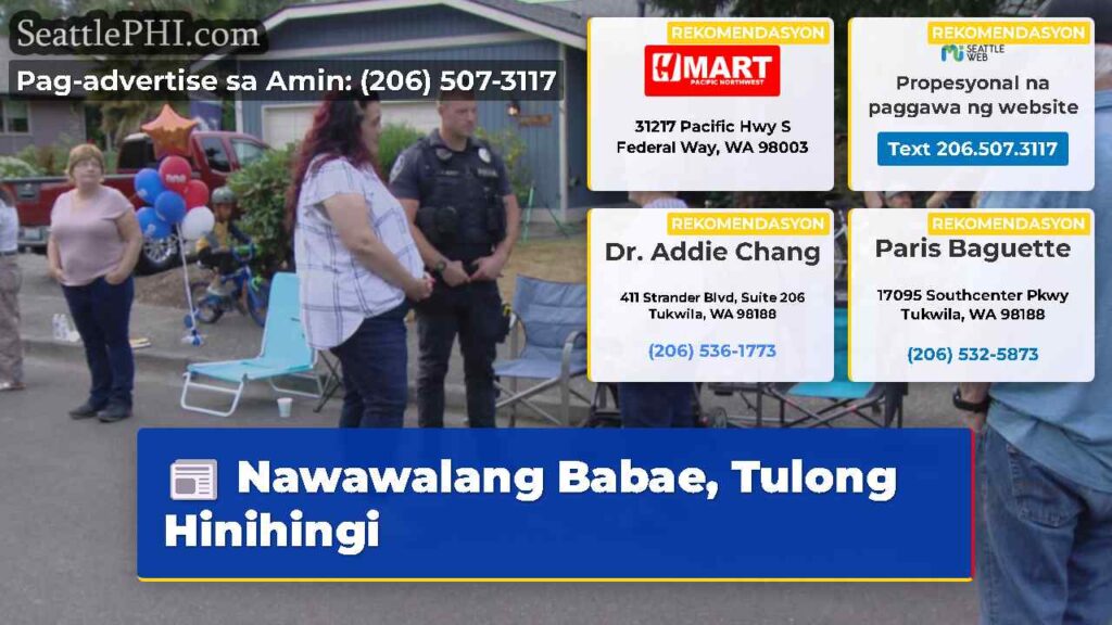 Nawawalang Babae, Tulong Hinihingi