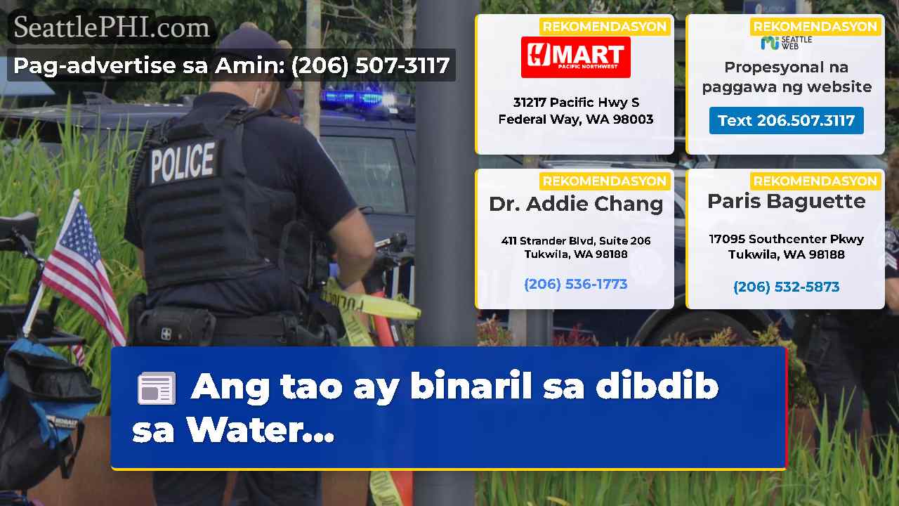Ang tao ay binaril sa dibdib sa Water…