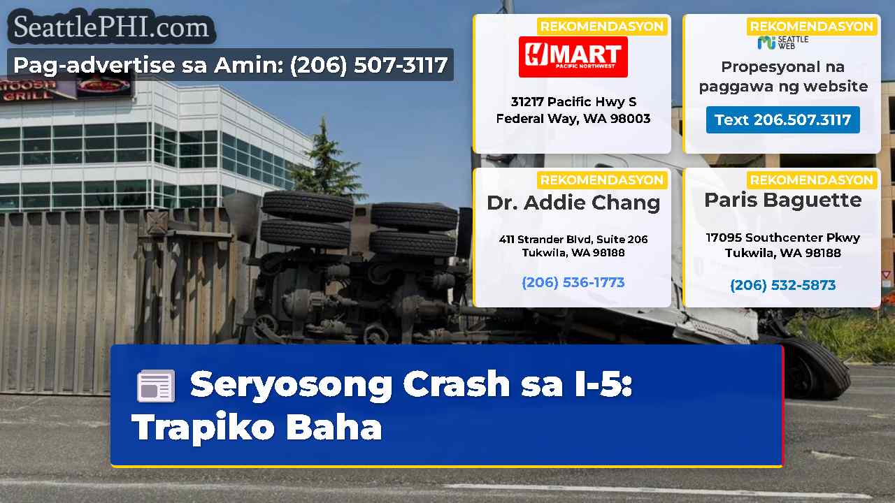 Seryosong Crash sa I-5: Trapiko Baha