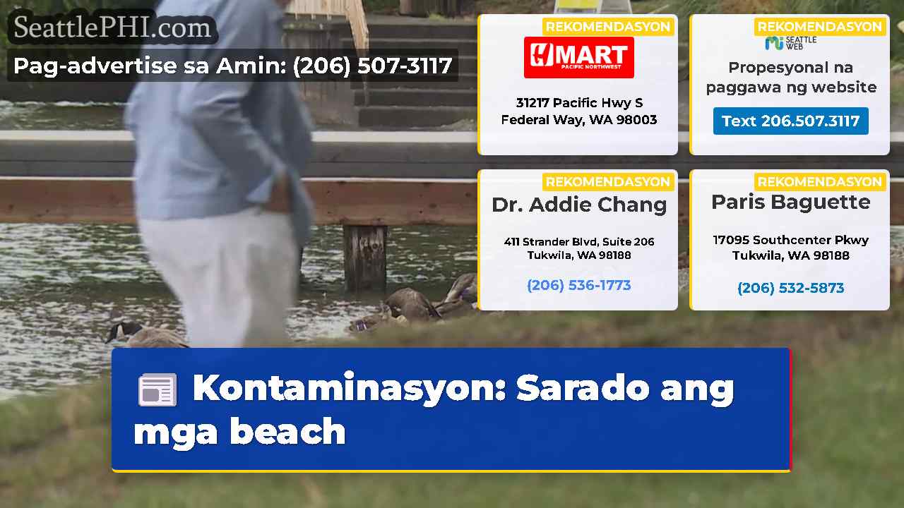 Kontaminasyon: Sarado ang mga beach