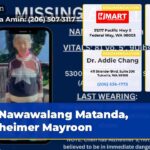 Nawawalang Matanda Alzheimer Mayroon