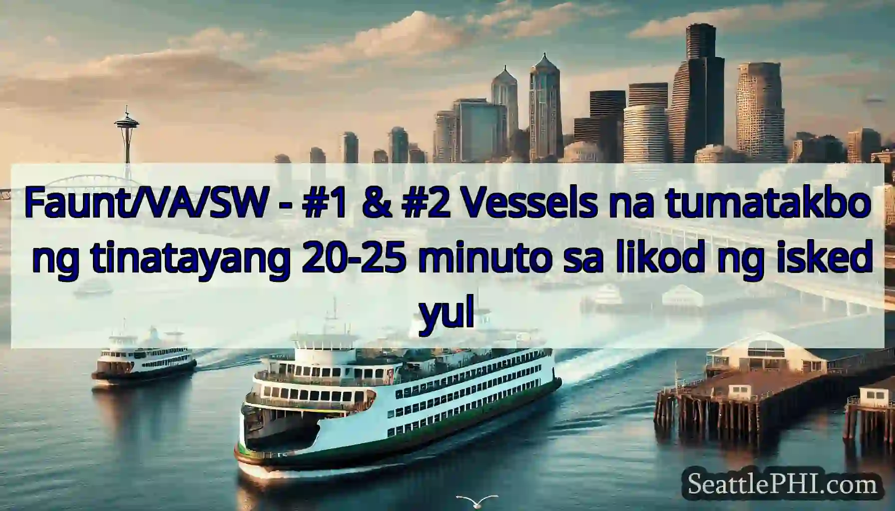 Faunt/VA/SW - #1 & #2 Vessels na tumatakbo ng