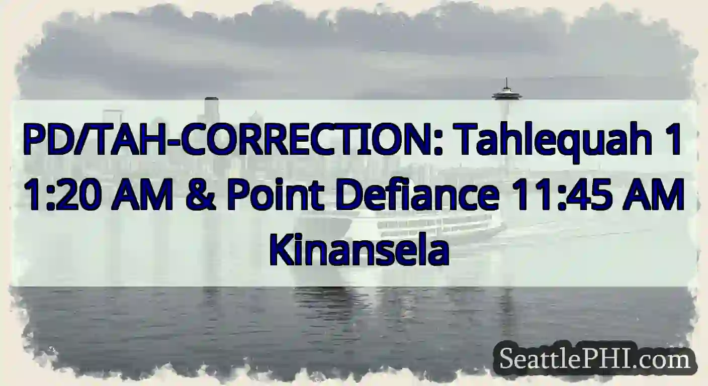 PD/TAH-CORRECTION: Tahlequah 11:20 AM & Point
