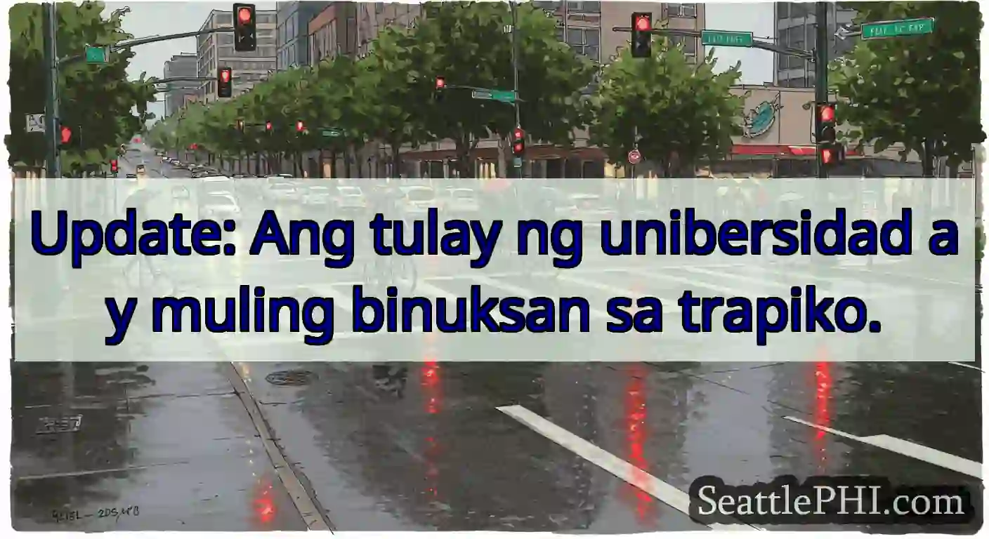 Update: Ang tulay ng unibersidad ay muling