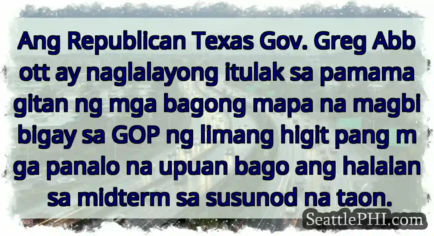 Ang Republican Texas Gov. Greg Abbott ay
