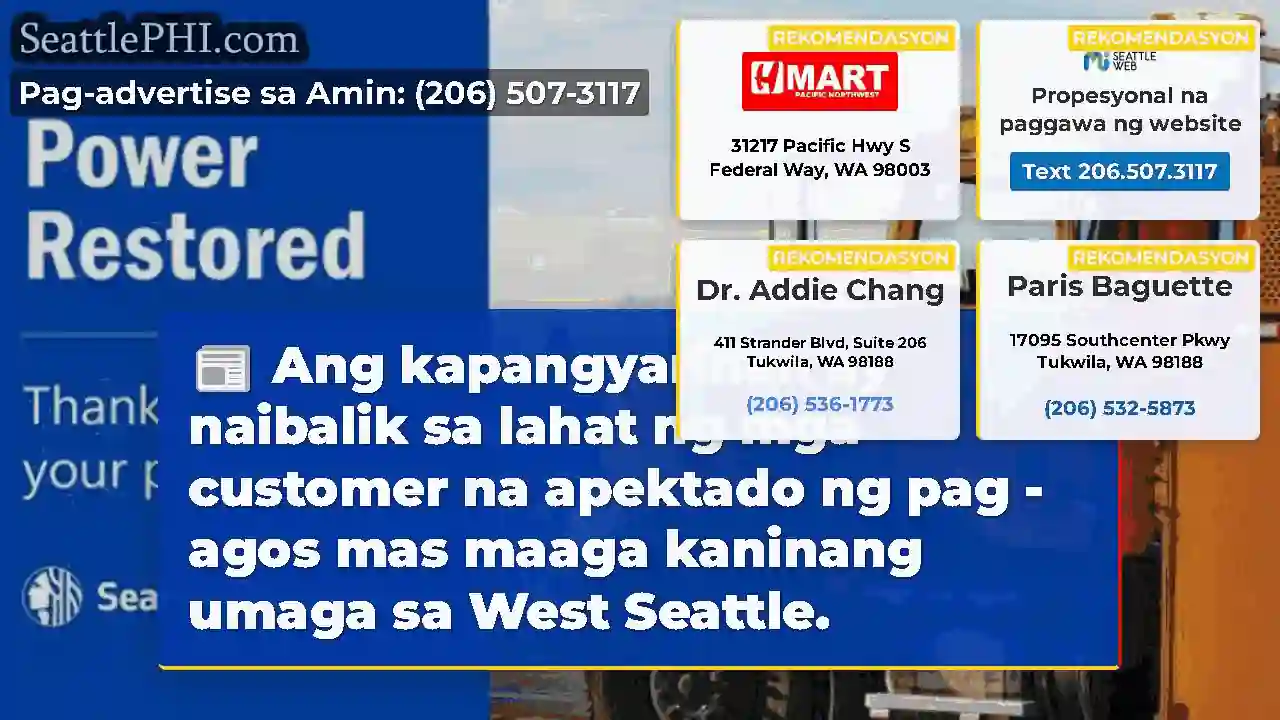 Ang kapangyarihan ay naibalik sa lahat ng mga