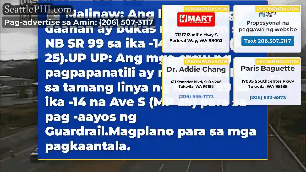 Malinaw: Ang lahat ng mga daanan ay bukas na